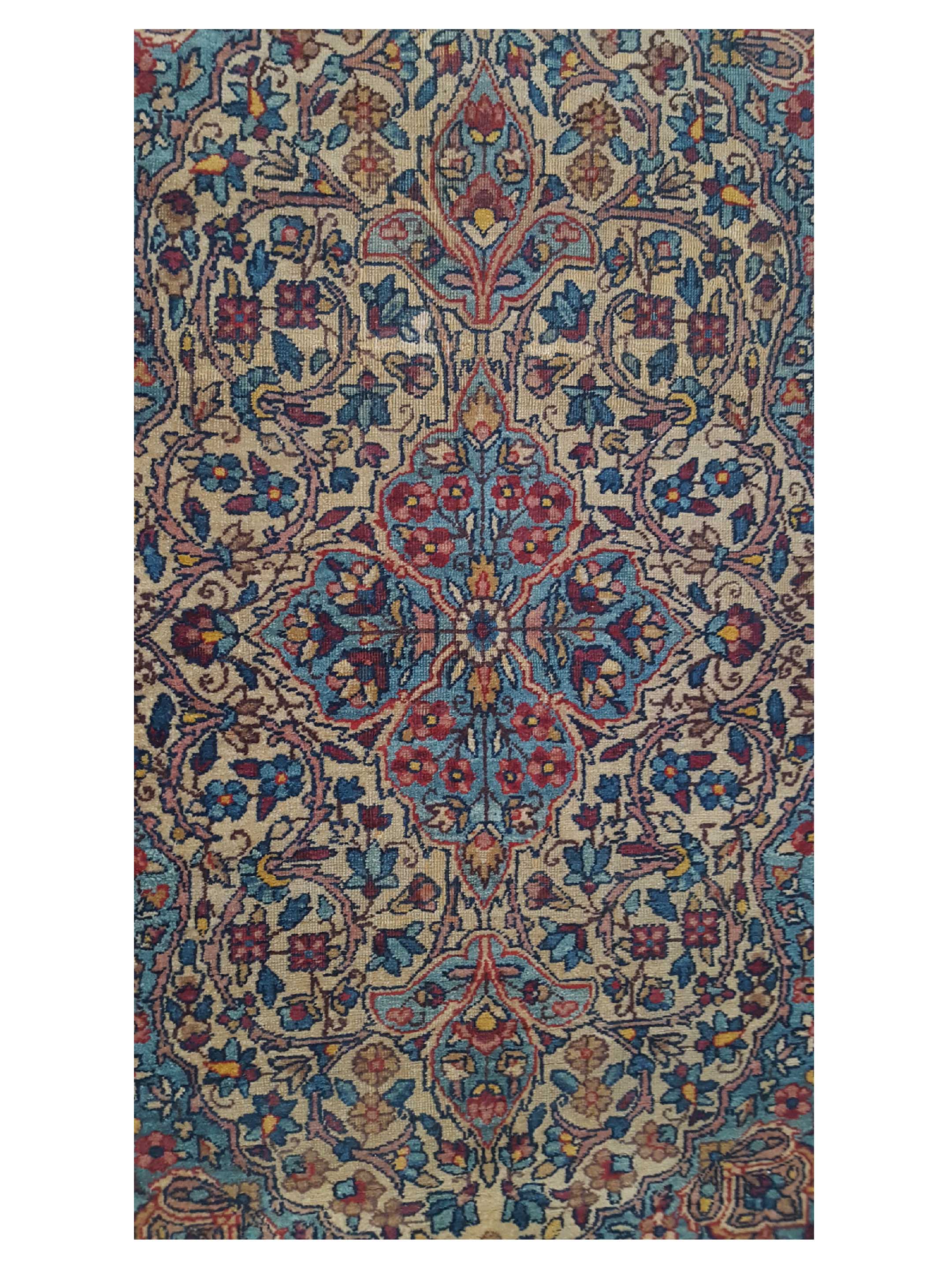 Antique Kerman Camel 3x4 - Image 5 of 6