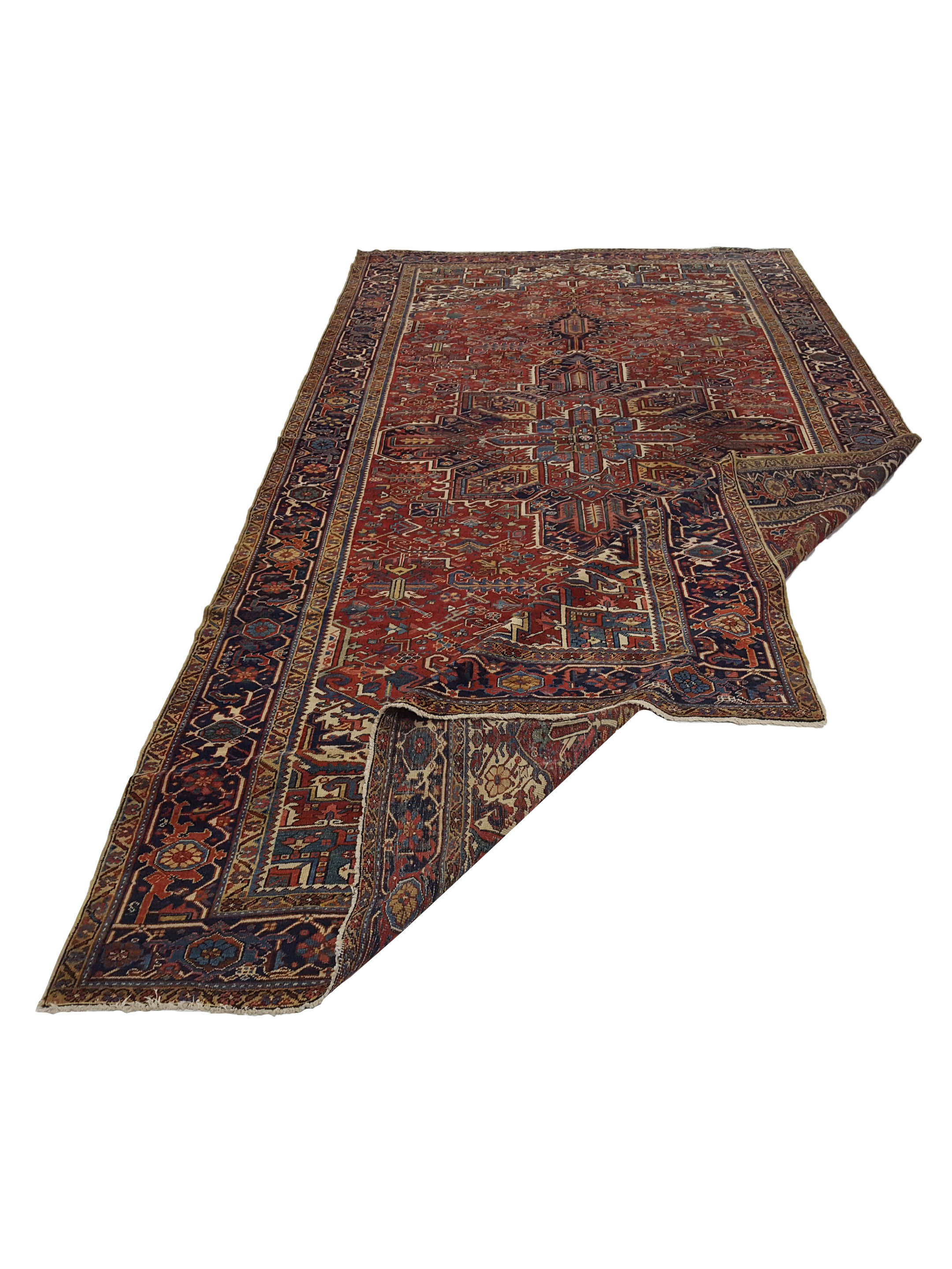 Antique Heriz Rust 10x17 - Image 3 of 7