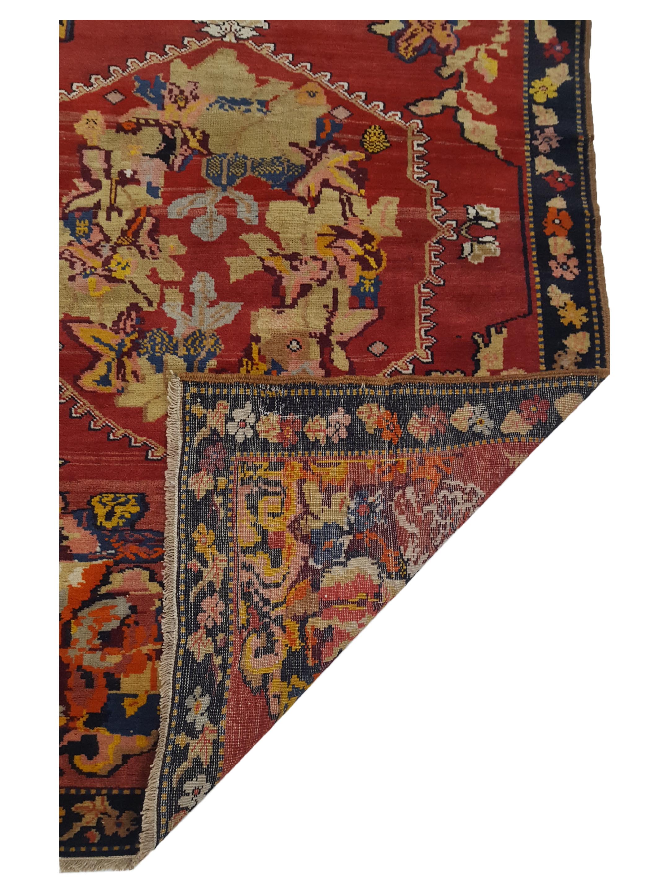 Antique Karabagh Rust 4x6 - Image 3 of 6