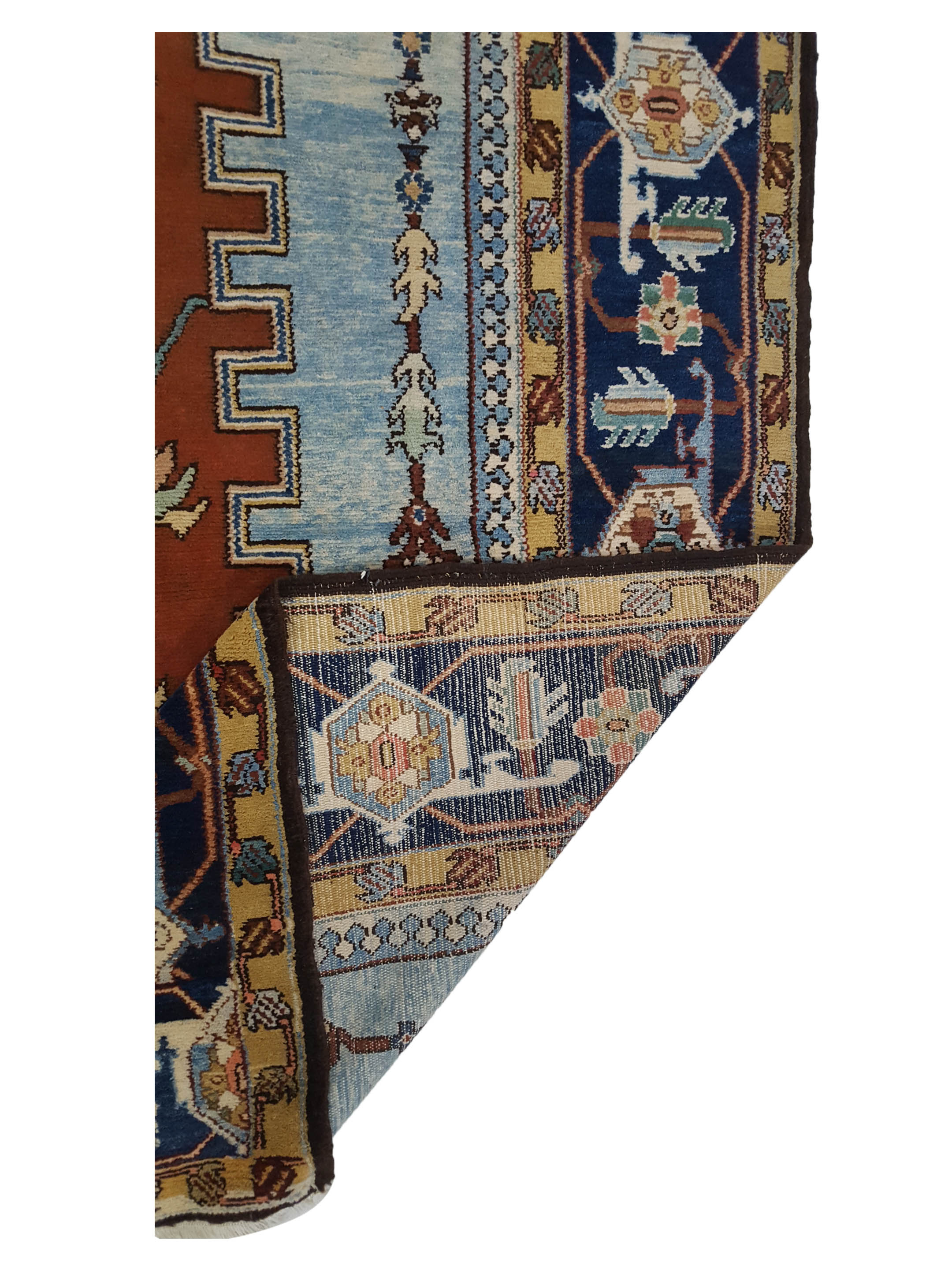 Serapi Hand Knotted Navy 12x15 - Image 3 of 6
