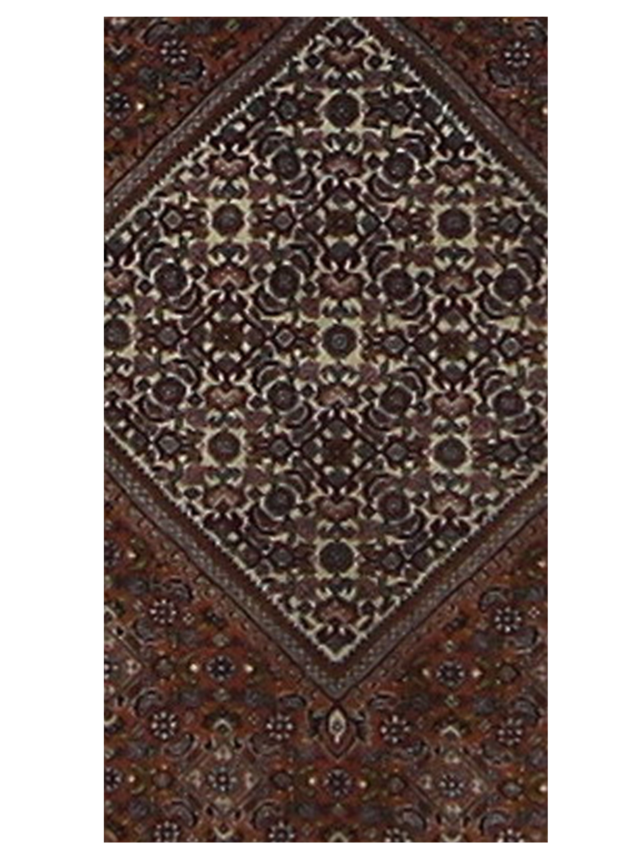 Bijar Hand Knotted Rust 4x6 - Image 4 of 6
