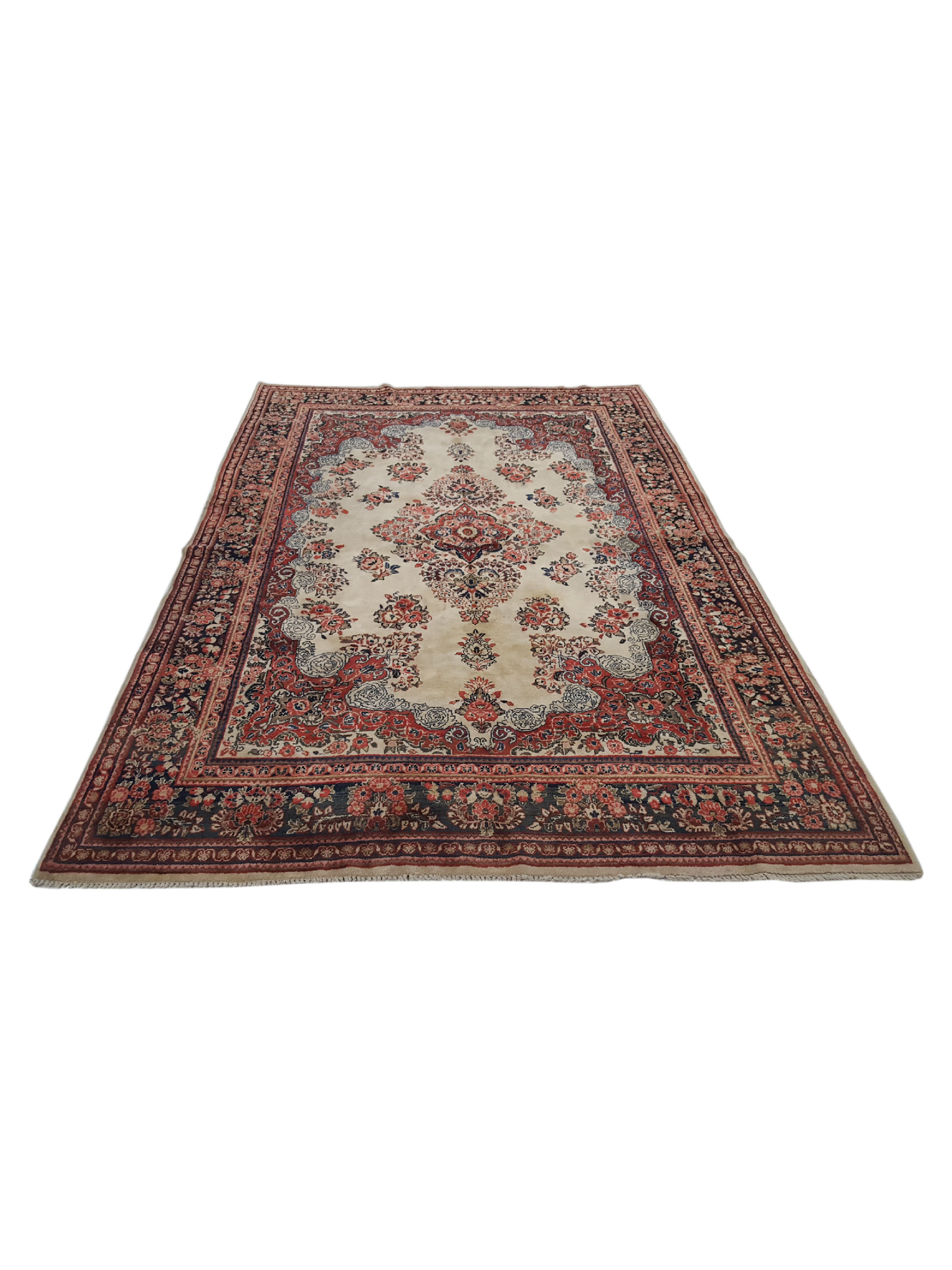 Antique Sarouk Ivory 6x9 - Image 2 of 6