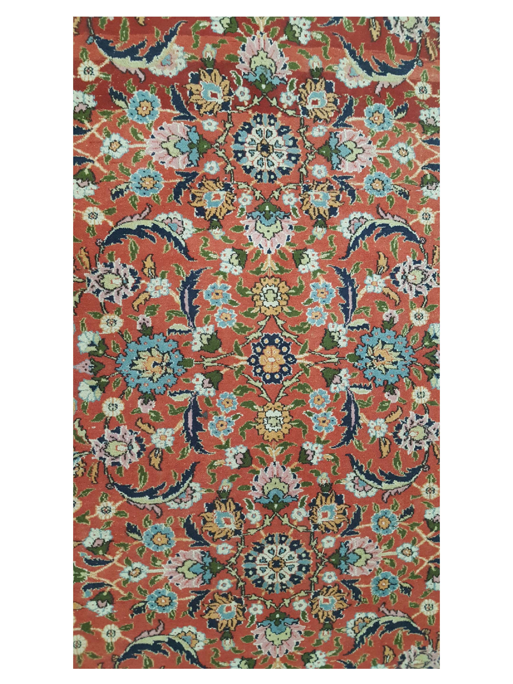 Antique Esfahan Rust 5x7 - Image 5 of 6