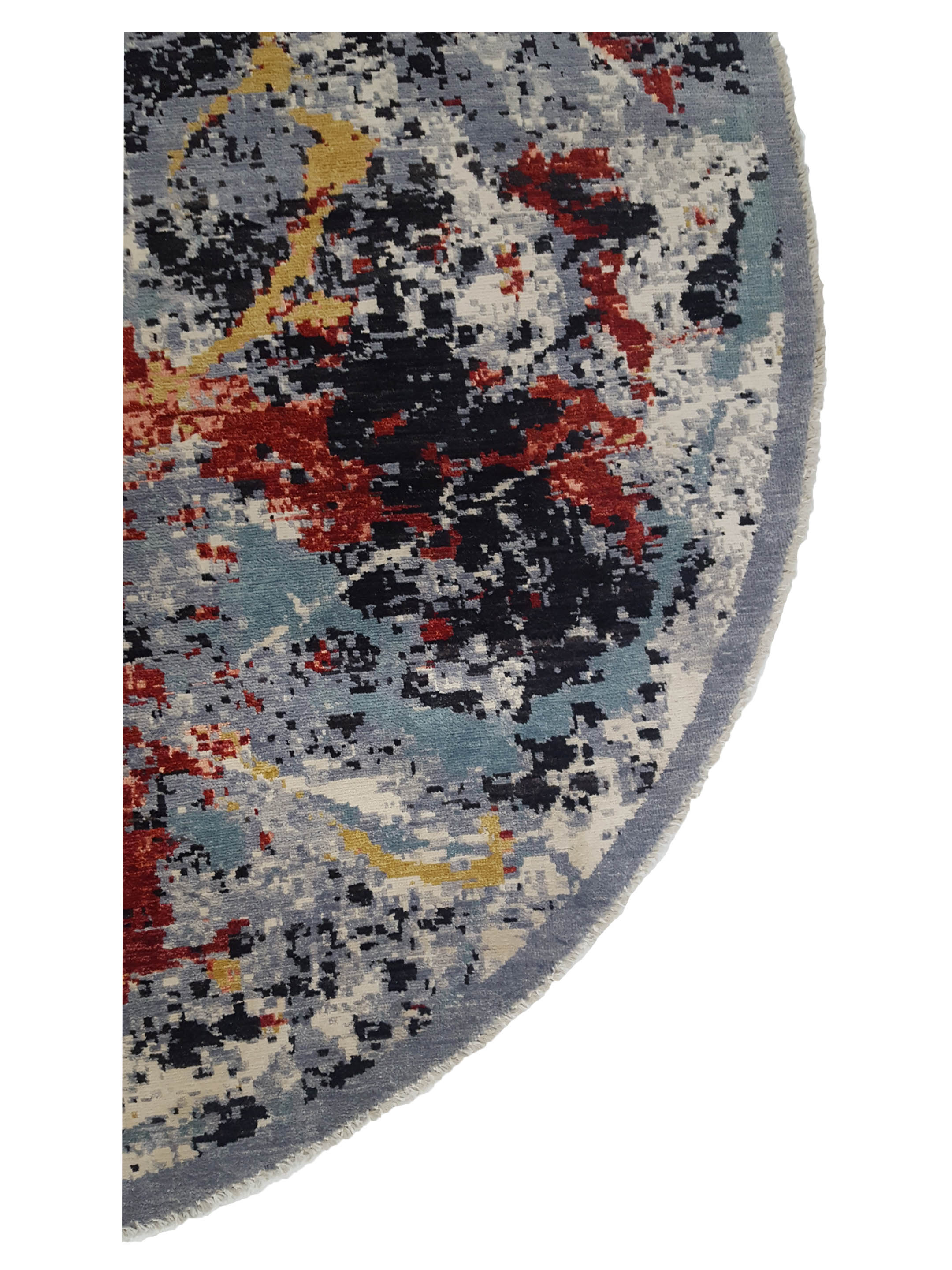 Galaxy Hand Knotted Multi 8x8 - Image 3 of 5