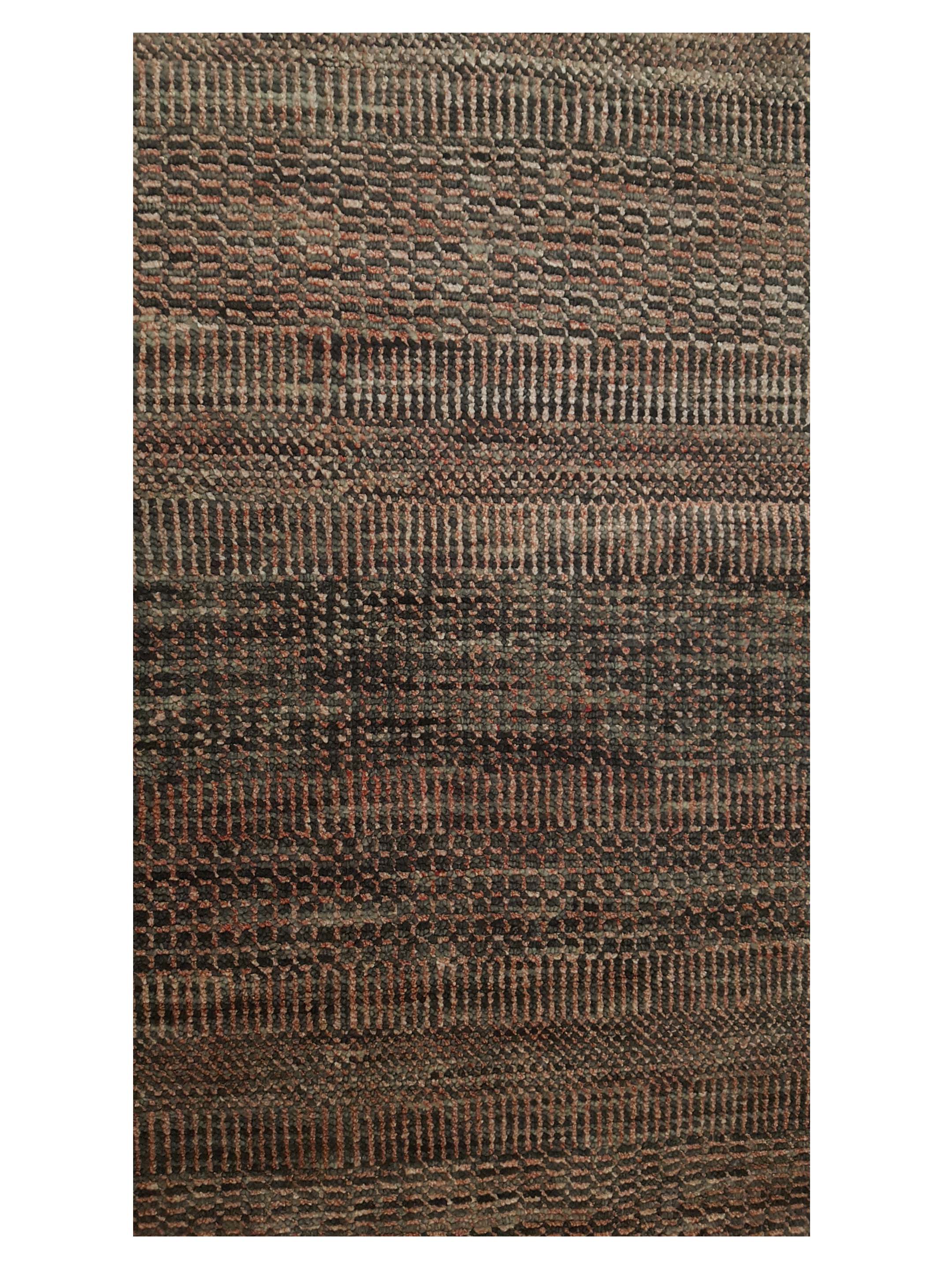 Flute Hand Knotted Rust 8x10 - Image 5 of 6