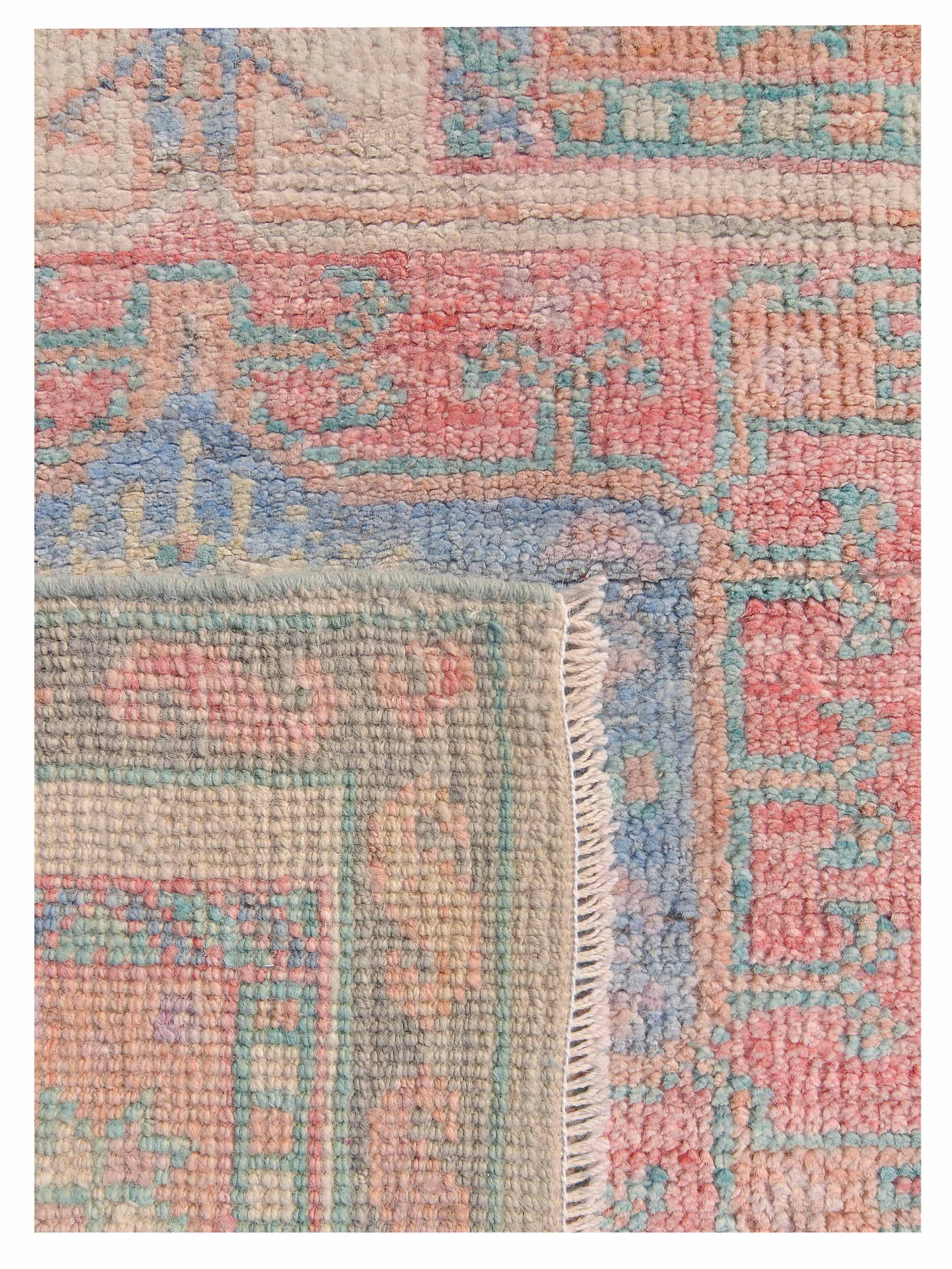 Ushak Wool Weft Hand Knotted Beige 2.6x10 - Image 5 of 9