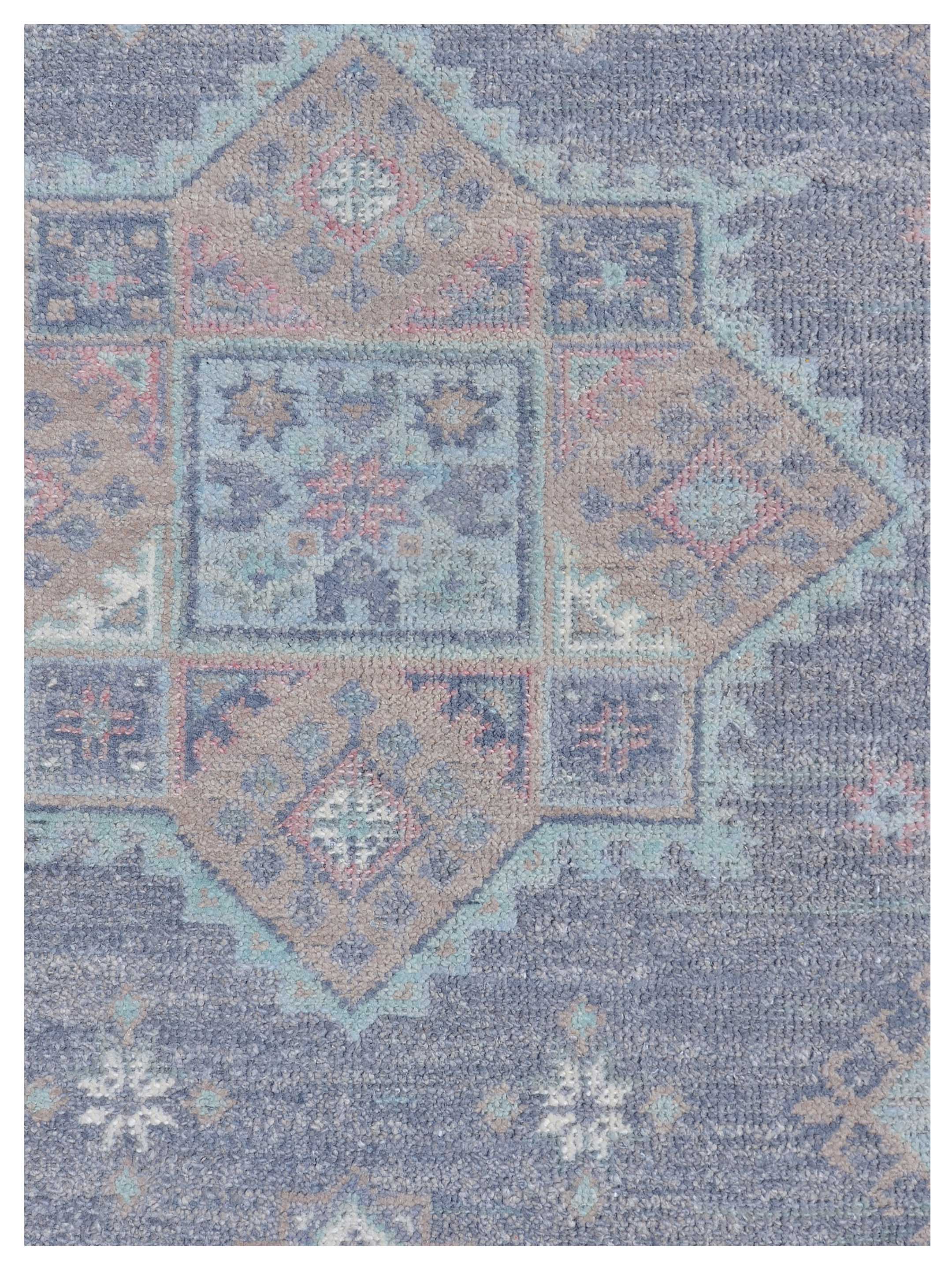 Ushak Hand Knotted Grey 8x10 - Image 3 of 5