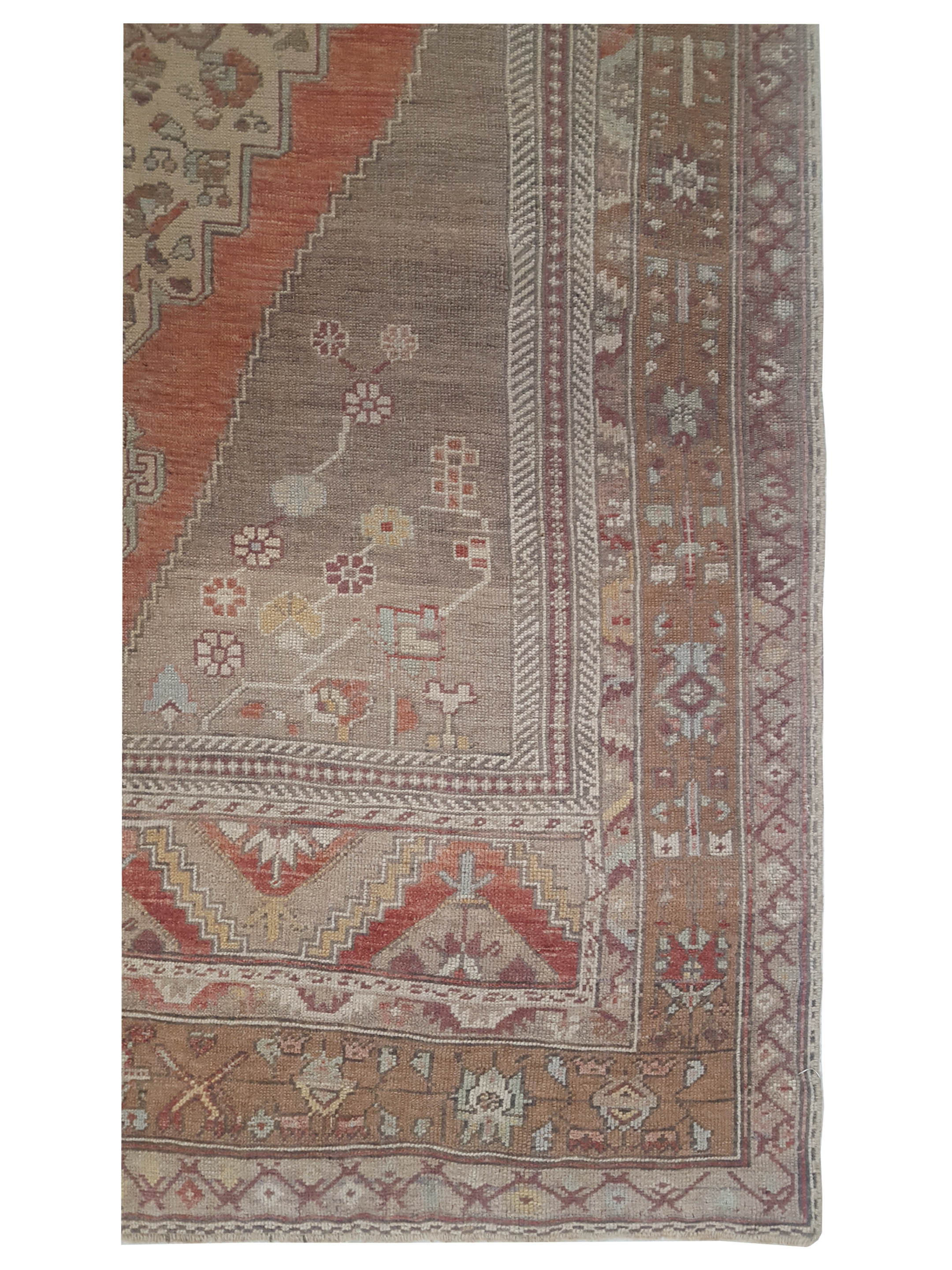 Anatolian Hand Knotted Rust 5x10 - Image 2 of 3