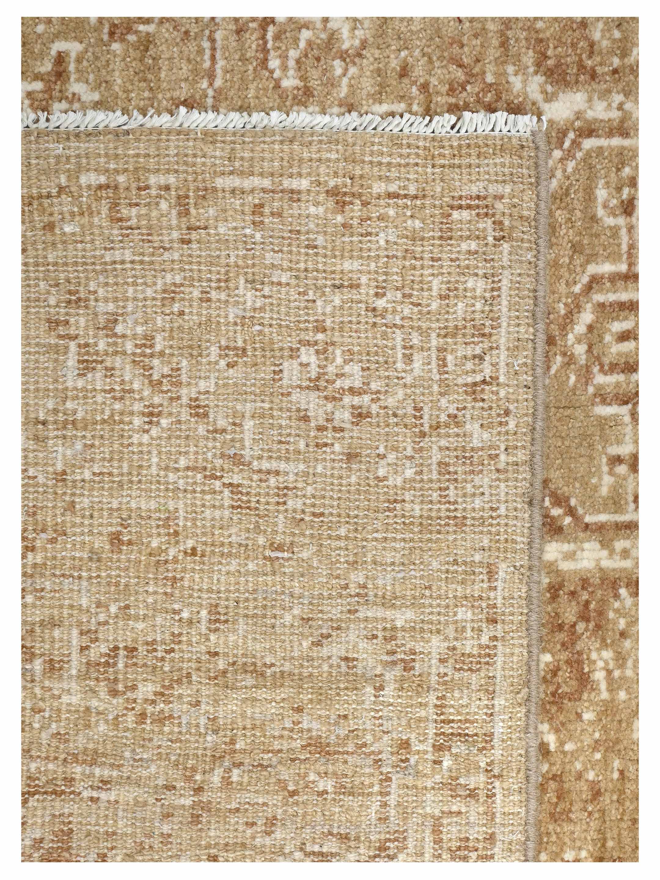 Ushak Wool Weft Hand Knotted Camel 6x8 - Image 4 of 4