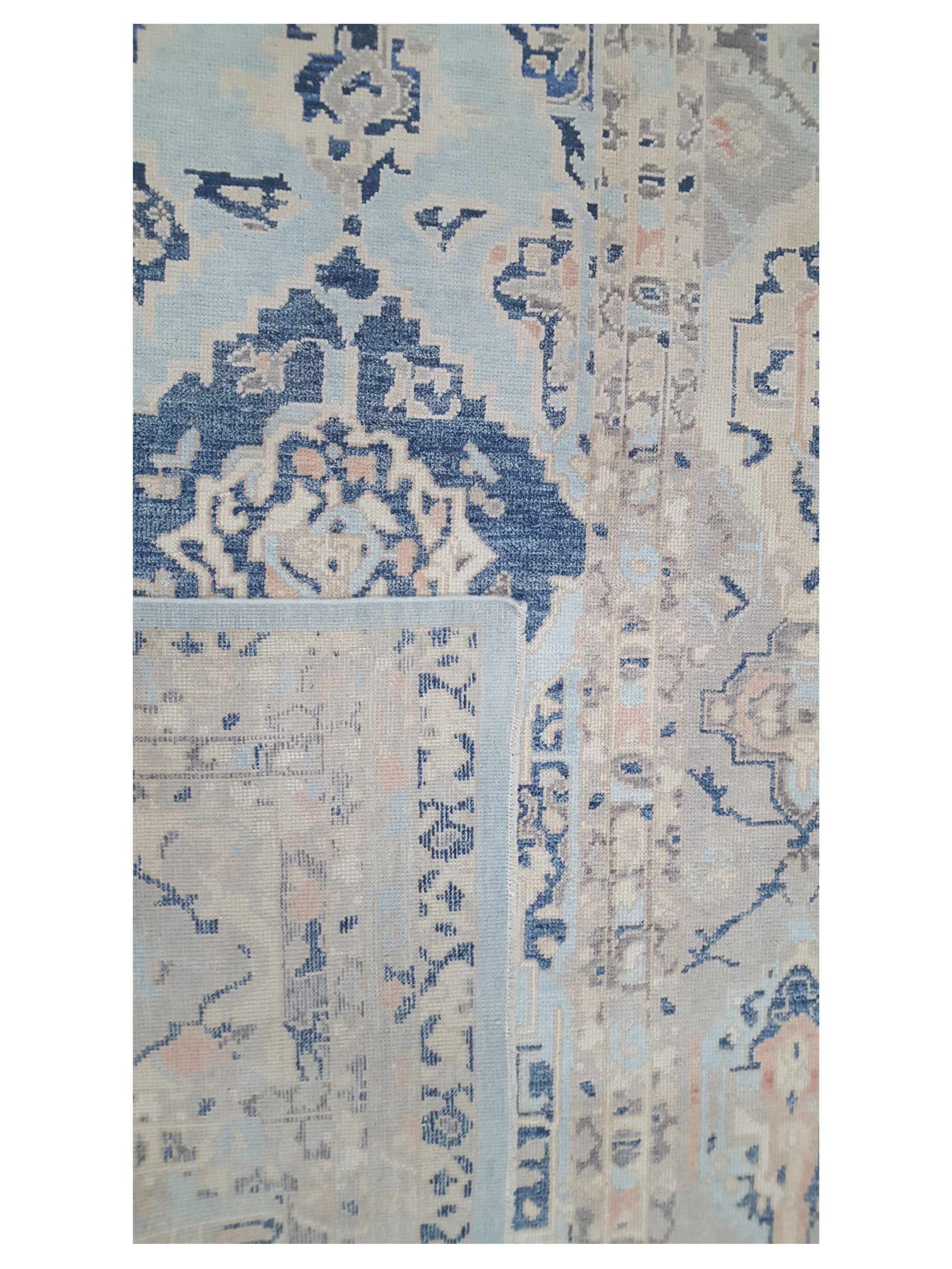 Ushak Hand Knotted Multi 9x12 - Image 4 of 4
