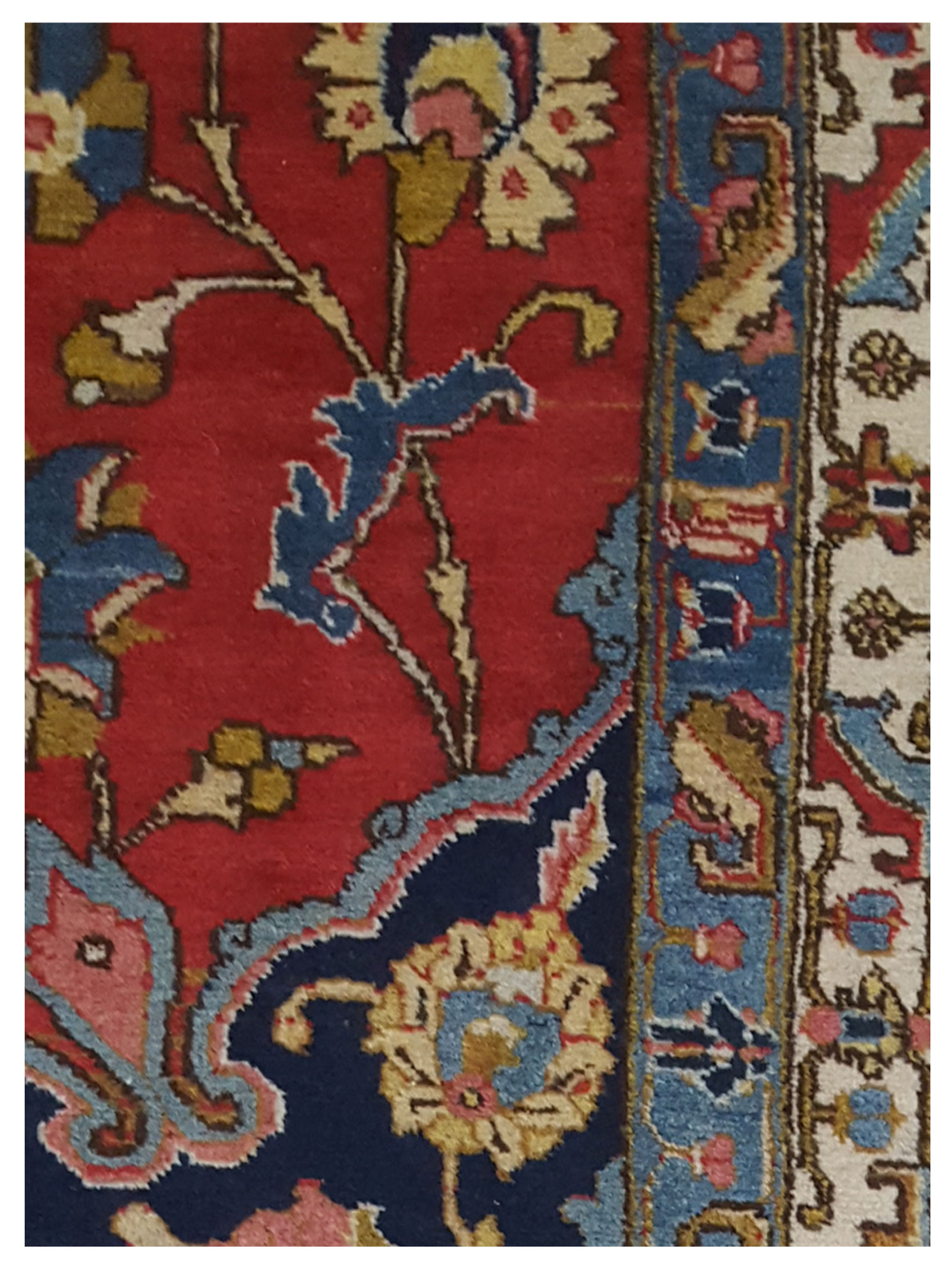 Khoy Hand Knotted Red 11x14 - Image 3 of 5