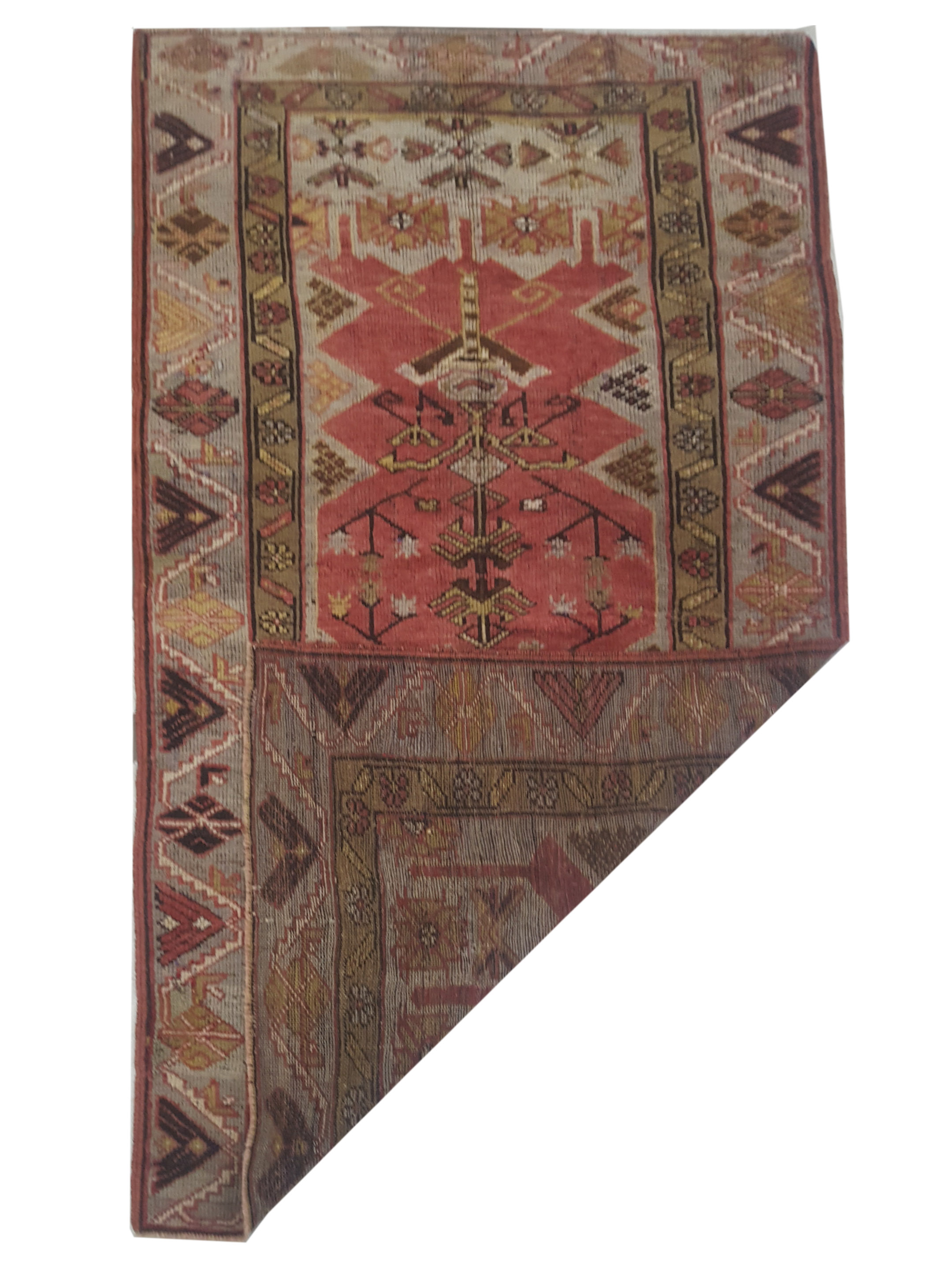 Anatolia Hand Knotted Rust 3x5 - Image 4 of 4