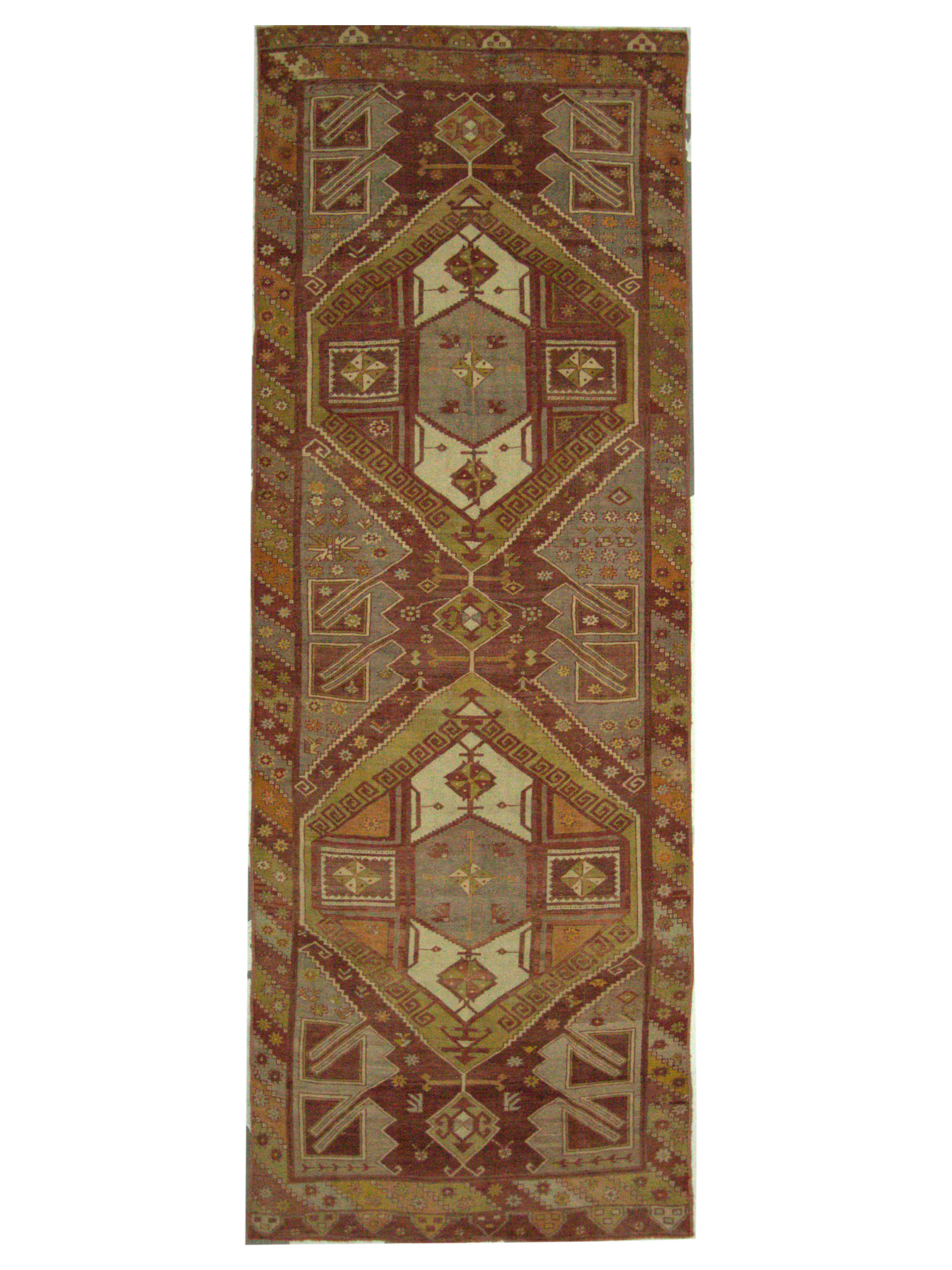 Anatolia Hand Knotted Rust 4x14