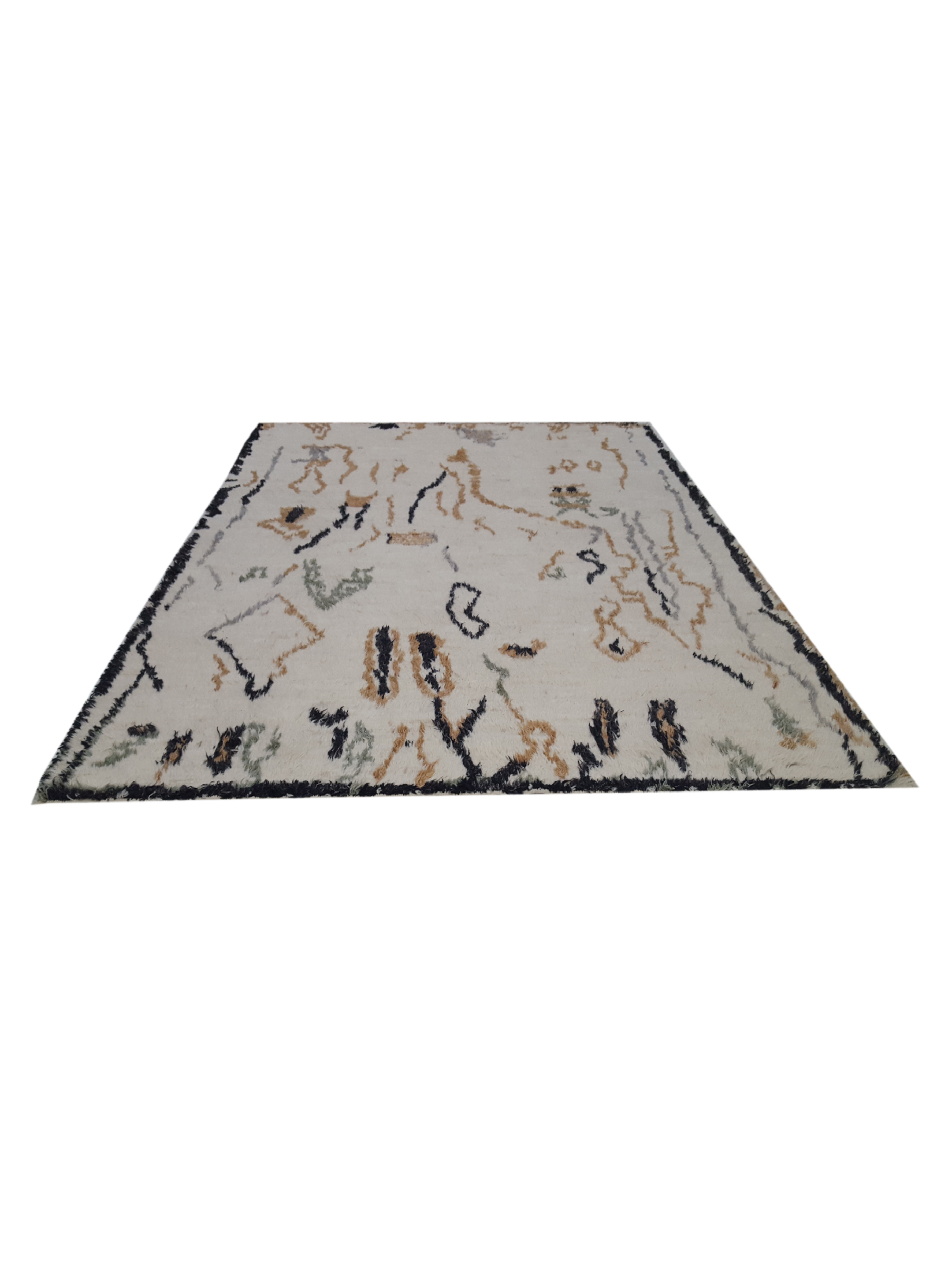 Moroccan Hand Knotted Ivory