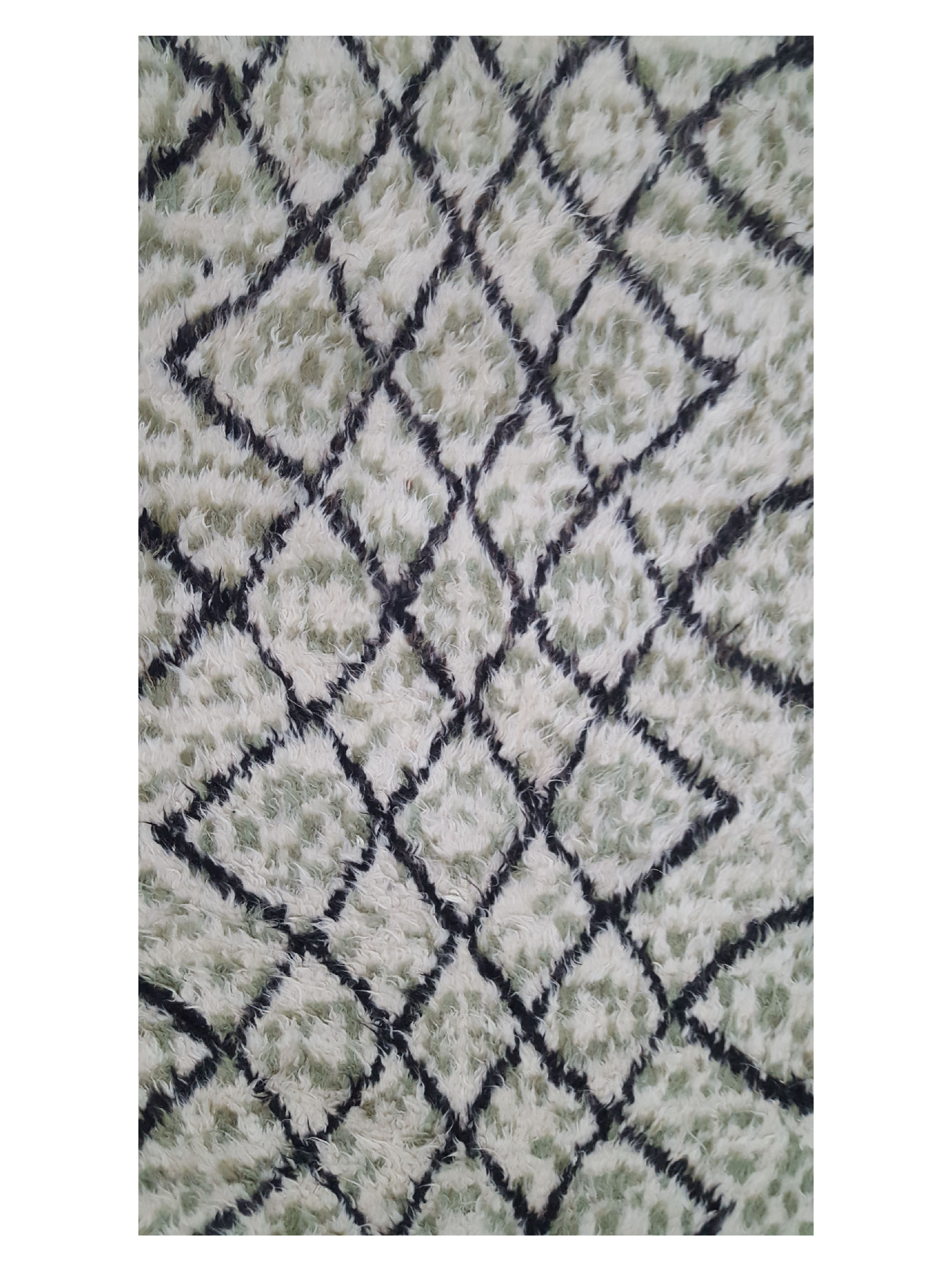 Moroccan Hand Knotted Ivory Sage - Image 4 of 6